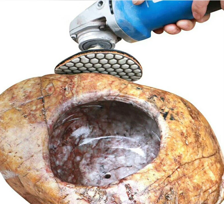 Granite Marble Diamond Polishing Pad Wet Use For USA