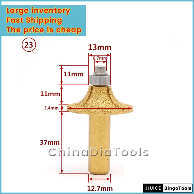 Stone Edge Forming Router Bit