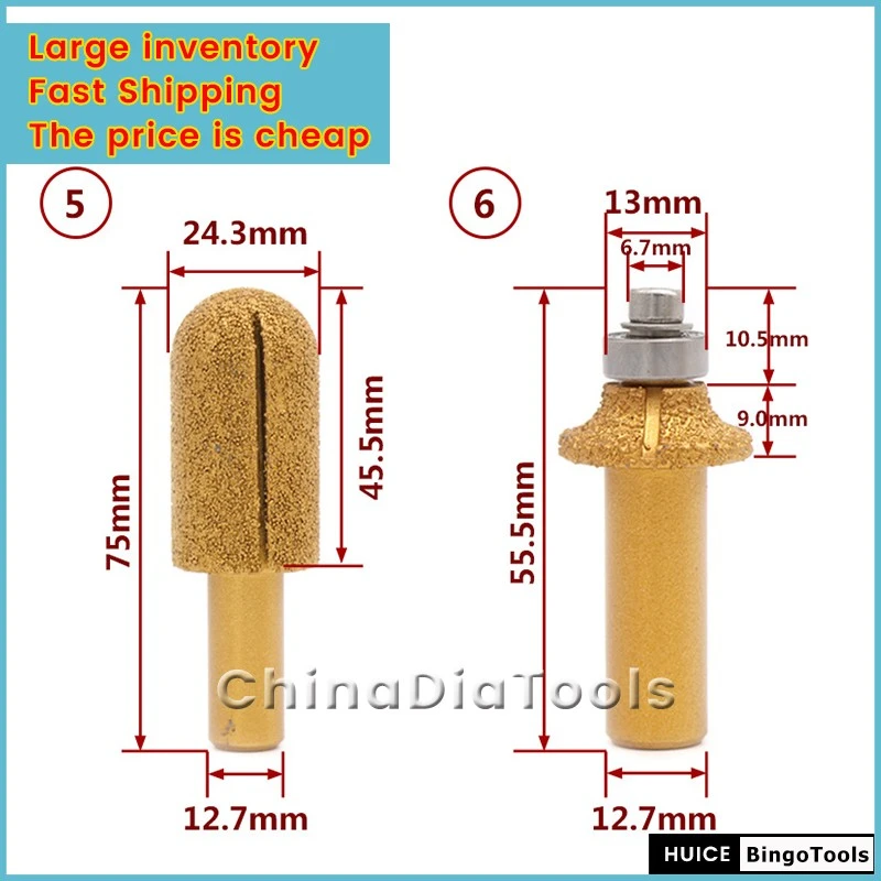 Stone Edge Forming Router Bit